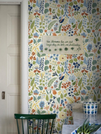 Boras Tapeter Icons Behang 1978 Bloemen//Landelijk/Stig Lindberg Herbarium