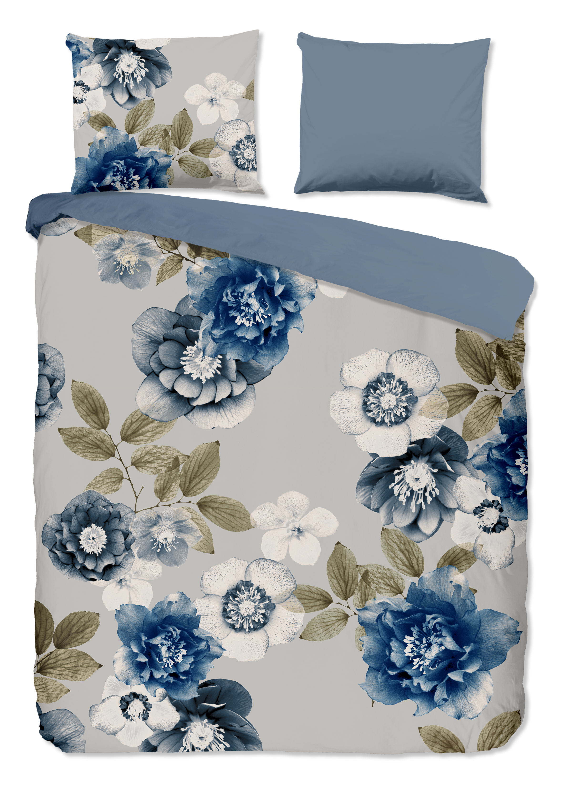 Muller Textiles Dekbedovertrek 31076 Gabin Multi/Bloemen/Lits-Jumeaux