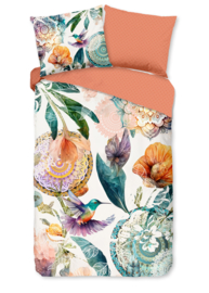 Muller Textiles Dekbedovertrek 32035 Bernice/Hip/Bloemen/Vogels/1 persoons