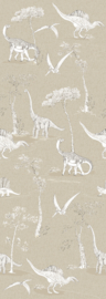 Behangexpresse Olive & Noah Fotobehang INK7829 Dino Toile Sand