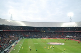 Fotobehang Feijenoord de Kuip 4/Stadion/Lichtmast/Rotterdam