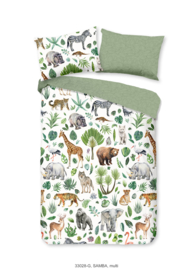 Muller Textiles Dekbedovertrek 33028 Samba/Afrikaanse Dieren/Kids