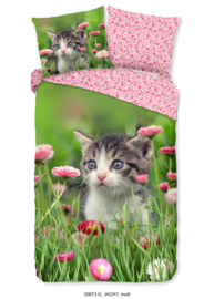 Muller Textiles Dekbedovertrek 30673 Jacky/Poes/1 persoons
