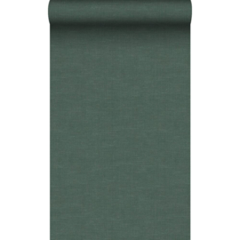 Origin 3D Reflections Behang 347636 Weefstructuur Moss Green