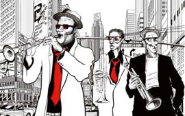 Dimex/Wall Murals 2023 Fotobehang MS-5-2931 Jazz Band/Muziek