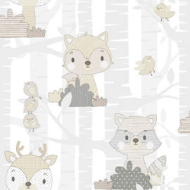 Noordwand Mondo Baby Behang 13010 Woodland/Dieren