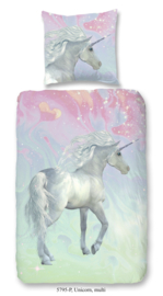 Muller Textiles Dekbedovertrek 5795-P Unicorn/Eenhoorn/Kinderkamer