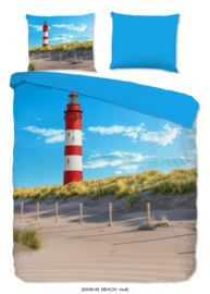 Muller Textiles Dekbedovertrek 20046-M Beach/Strand/Vuurtoren/2 Persoons