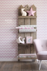 Esta Home Everybody Bonjour Behang. 137-138709 Zigzag