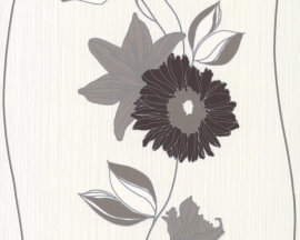 Opruiming/Sale AS Creation Daniel Hechter Behang 9128-31 Bloemen//Taupe