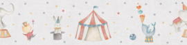 AS Creation Lilly en Luis Behang Rand 77149-1 Circus/Dieren