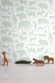 Esta Home Let's Play Behang 153-139053 Dieren/Kinderkamer