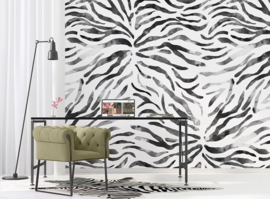 Behangexpresse Light & Dark Fotobehang INK7342 Zebra life/Dieren