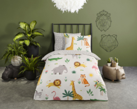 Muller Textiles Dekbedovertrek 33483 Artis/Dieren/Good Morning/1 persoons