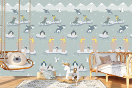 Behangexpresse Olive & Noah Fotobehang INK7821 Winterworld