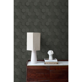 Origin 3D Reflections Behang 347854 Hexagon/Honingraat 3D