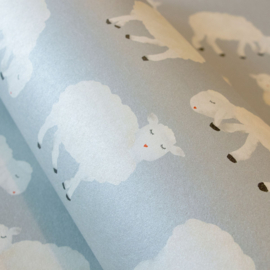 Hohenberger Great Kids Behang 26829 Sweet Sheep Light Blue/Schaapjes