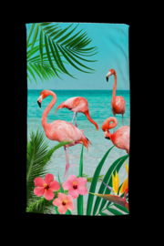 Muller Textiles Strandlaken Good Morning 6422 Multi/Flamingo