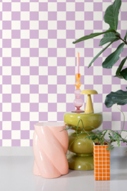 Color Pop Esta Home Behang 139997 Ruit/Blok motief/* Gratis Lijm