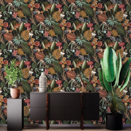 Dutch Wallcoverings/First Class Utopia Behang 91173 Reverie Charcoal