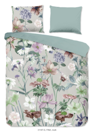 Muller Textiles Dekbedovertrek 31187-G Fina/Bloemen/2 persoons