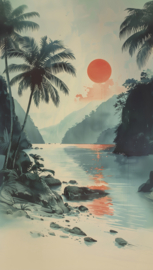 AS Creation Metropolitan Stories Hotspot Fotobehang 790165 Tropical Sunset