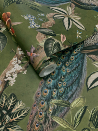 Dutch First Class Arboretum Behang 91745 Cassia Green/Vogels (Gratis Universele Lijm en Verzending binnen Nederland)