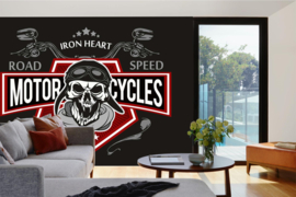 Dimex/Wall Murals 2023 Fotobehang MS-5-2125 Retro Biker Skull