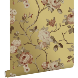 Esta Home Bloom Behang 160-139762 Bloemen Goud/Romantisch