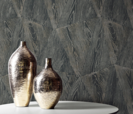 Erismann Opus 2 Behang 10439-47 Houtnerf/Grafisch