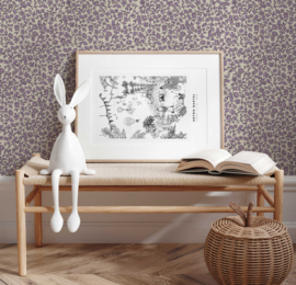 Annet Weelink Behang 8945004824400 Ditsy Daisy Lilac/Bloemetjes
