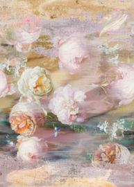 Behangexpresse Dreaming of Nature Fotobehang INK7747 Glitch Museum Roses Lilac