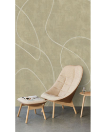 Eijffinger Artifact Fotobehang 312485 Painted Lines/Geometrisch