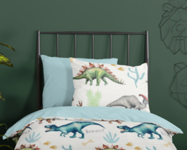 Muller Textiles Dekbedovertrek 6673-F Dino/Dinosaurus/Dieren/Kinderkamer