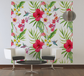 AS Creation Greenery Fotobehang DD116608 Tropical/Vogels/Colibri