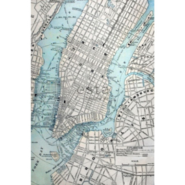 Esta Home XL2 Wallpaper Fotobehang 157702 Old Street map New York