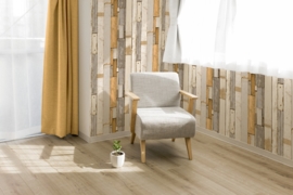 Opruiming/Sale Dutch wallcoverings Faux Semblant Behang L10402 Sloophout/Planken