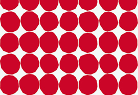 Hookedonwalls Marimekko Behang 23381 Pienet Kivet/Dots