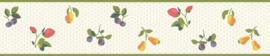 Rasch Petite Fleur 5 Behangrand 288581 Fruit/Aardbei/Bosbes