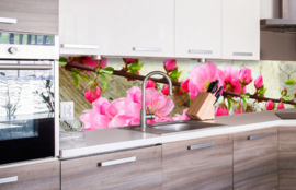 Dimex Zelfklevende Keuken Achterwand Sakura KL-260-053 Bloemen