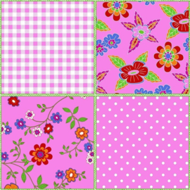 Opruiming/Sale Noordwand Assorti/Bluuming Affairs Behang 44602 /Patchwork