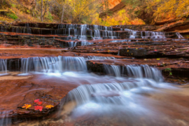 Dimex Wall Murals 2023 Fotobehang MS-5-3194 Red Waterfalls/Waterval