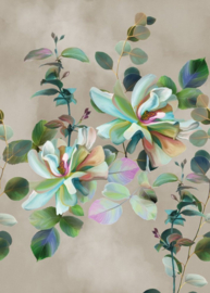 Behangexpresse Dreaming Of Nature Fotobehang INK7752 Gouache Floral Neutral