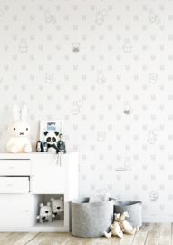 Kek Nijntje Fotobehang WP-508 Miffy Bears Grey