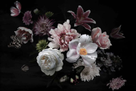 AS Creation Designwalls 2 Canvas Schilderij DD123823 Flower Bouquet/Bloemen