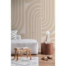 Esta Home Bloom Fotobehang 159253 Art Deco Motief/Beige