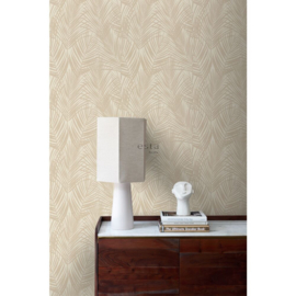 Esta Home Bloom Behang 160-139430 Palmbladeren/Licht Beige