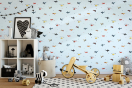 Noordwand Kids Walls Behang 45817 Vliegtuigen/Helicopter