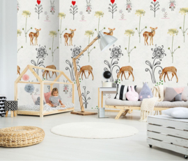 Behangexpresse/Spits  Abby & Bryan INGK Fotobehang INK7240 Sweet Deery/Hert