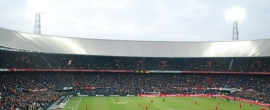 Fotobehang. Feijenoord de Kuip Panorama Supporters